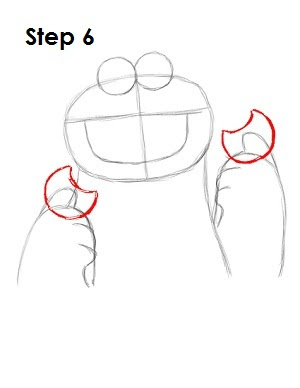 Como desenhar Cookie Monster