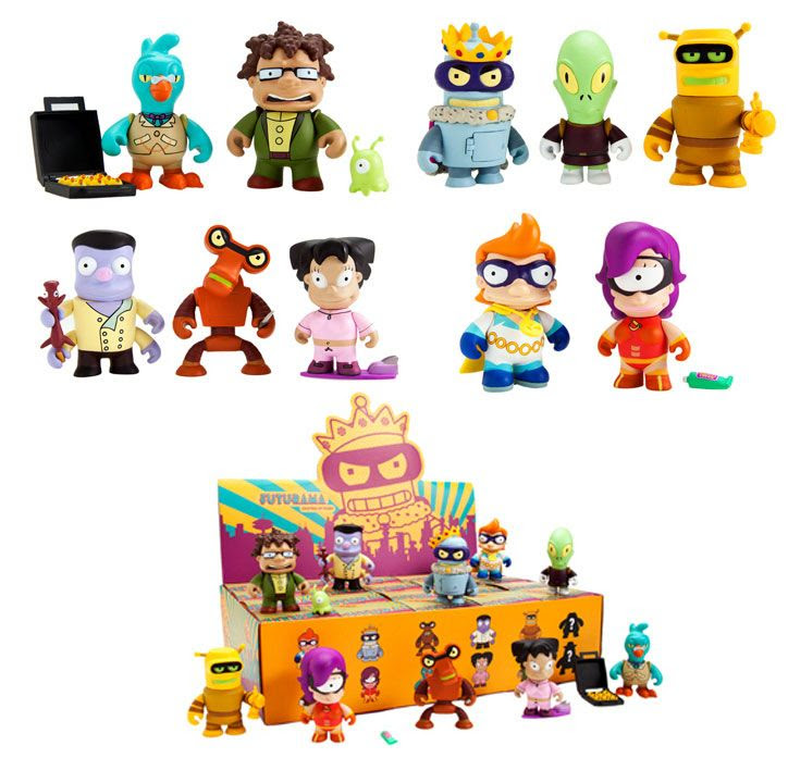 Futurama Series 2 blind boxes announced from Kidrobot!
