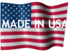 Buy American - animated US Flag with 'made in USA'