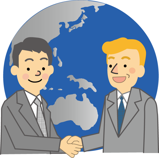 外国の男性 外人 ビジネス イラスト無料素材