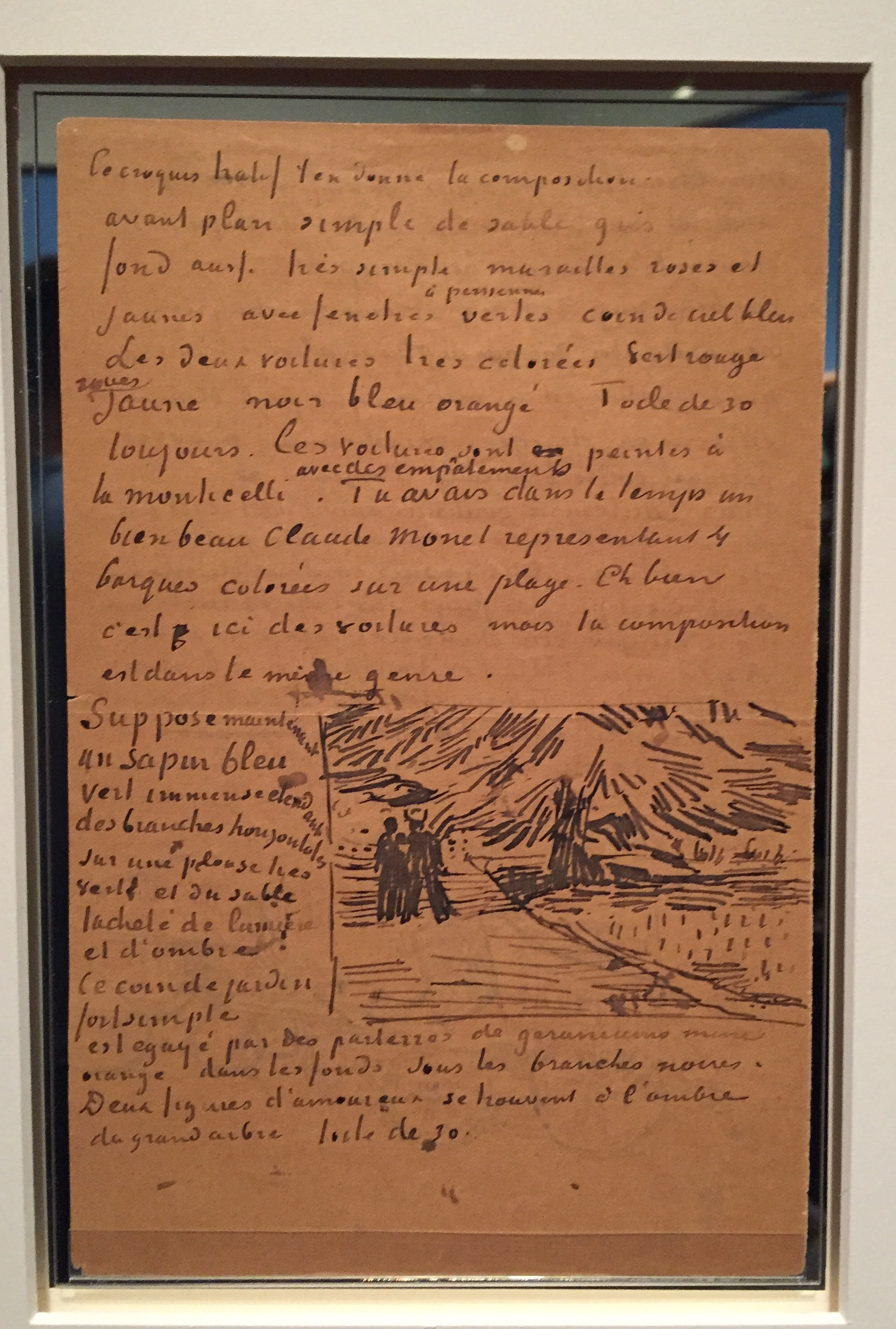 Letter from Vincent Van Gogh to Theo Van Gogh