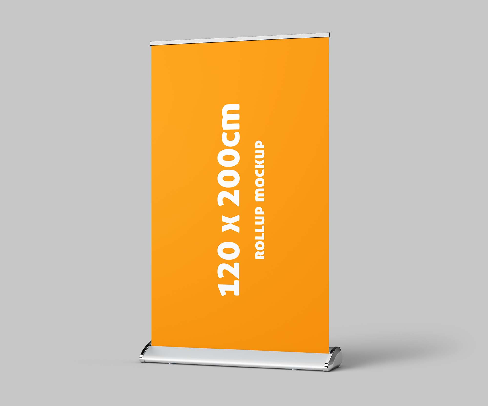 Free Wide Rollup Mockup (PSD)