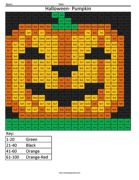 Today i have a new set of math worksheets to share with . halloween math multiplication coloring worksheets for 4th grade