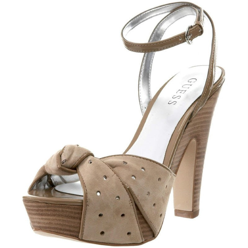 ... about NEW GUESS NATURAL SUEDE LEATHER KAYLINAY PLATFORM SANDALS SHOES