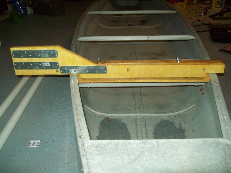Diy canoe trolling motor mount ~ Easy build