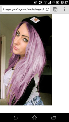 Haare Lila Färben Pictures to pin on Pinterest  width=