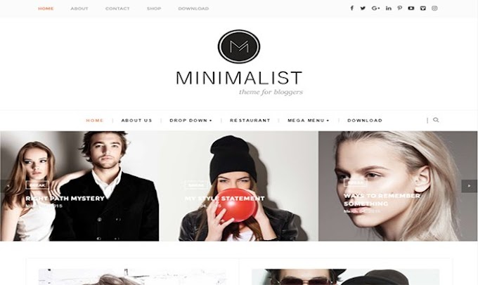 Minimal Blogger Template
