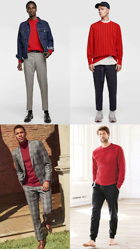 Red Shirt Outfit Ideas Men