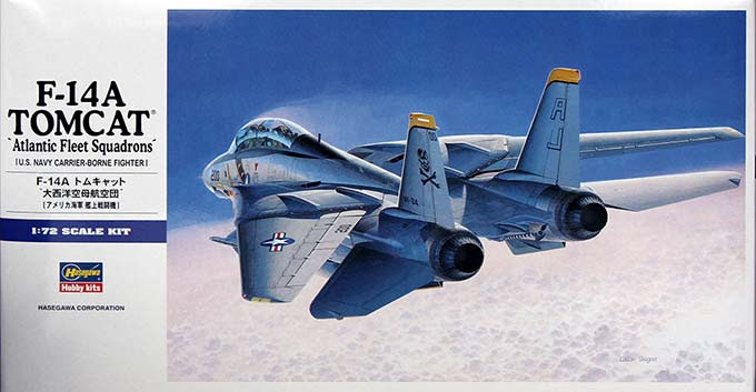Hasegawa 1/72 F-14A TOMCAT 'Atlantic Fleet Squadrons'(E14) English Color Guide & Paint Conversion Chart