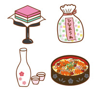 ひなあられのイラスト素材 の画像素材 イラスト素材ならイメージナビ