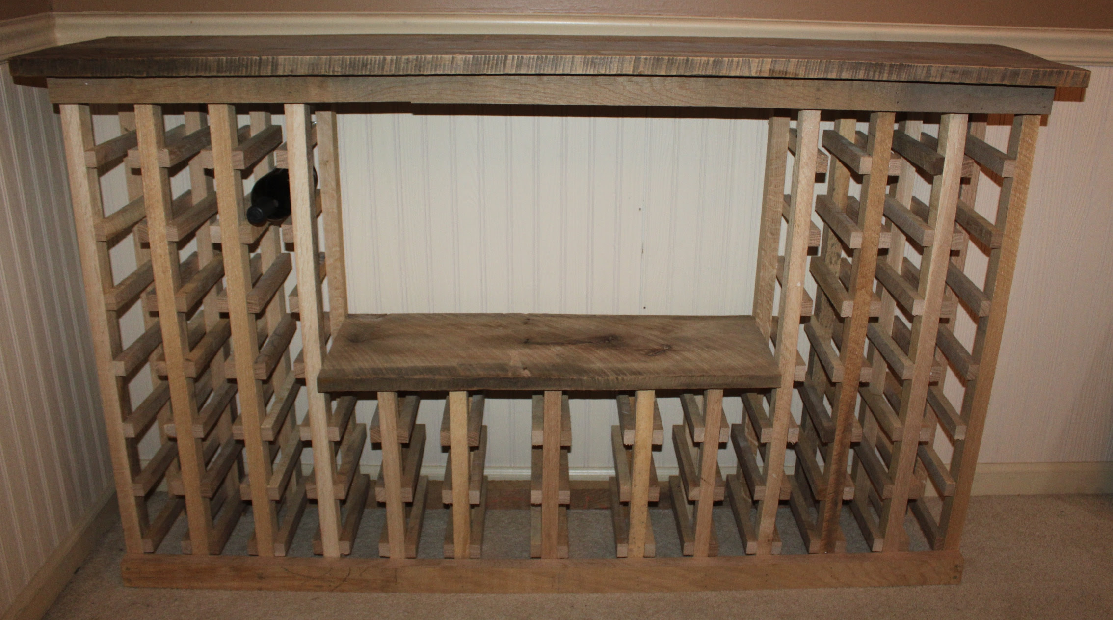 Building A Classic Wine Rack From Pallets And Reclaimed Barn Wood 