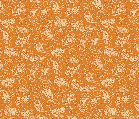 Paisley Ghosts - Orange