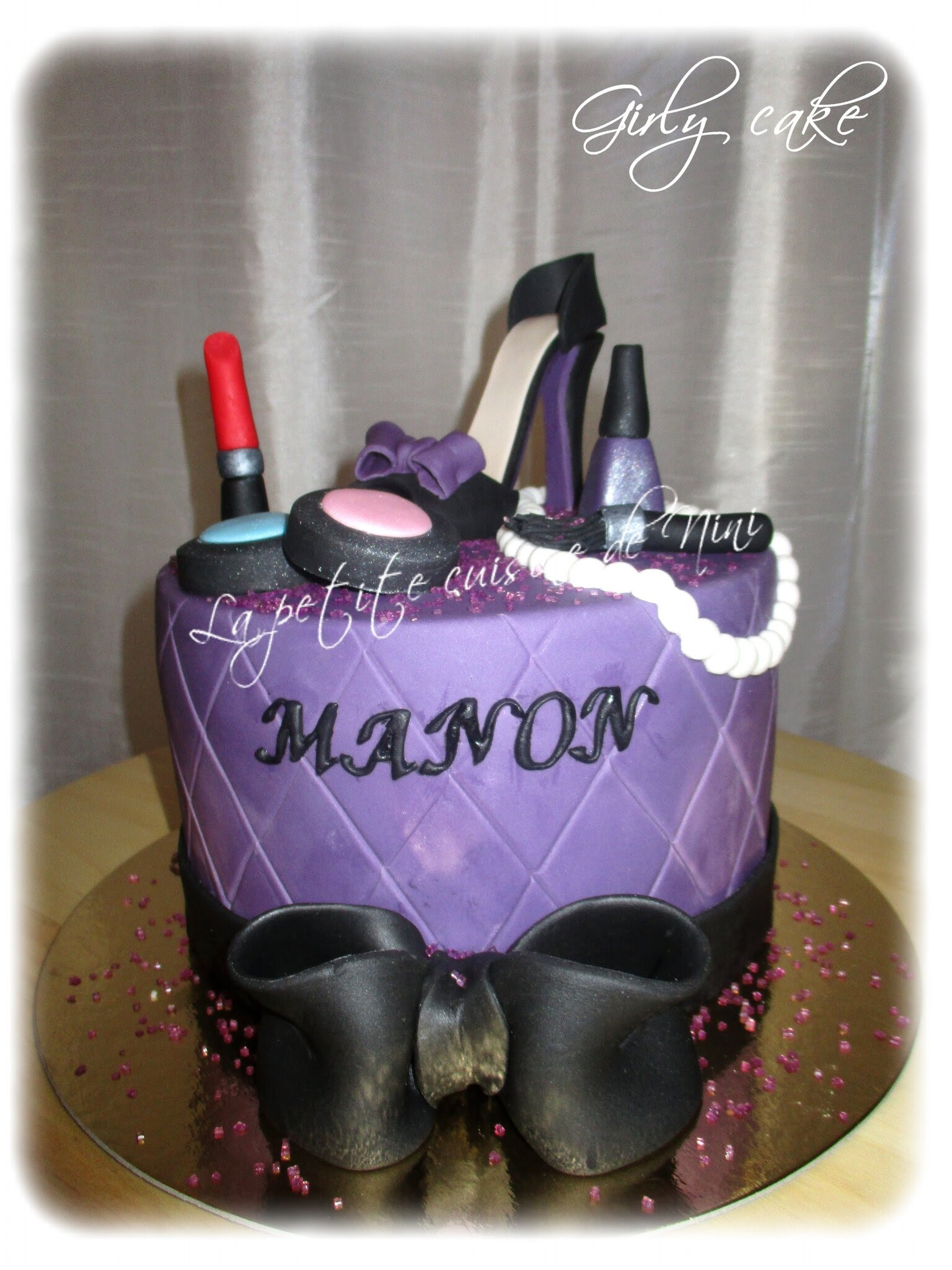 Gateau D Anniversaire Girly La Petite Cuisine De Nini
