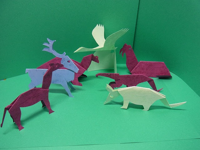 動物の切り絵 ３ ぺけのペーパークラフト