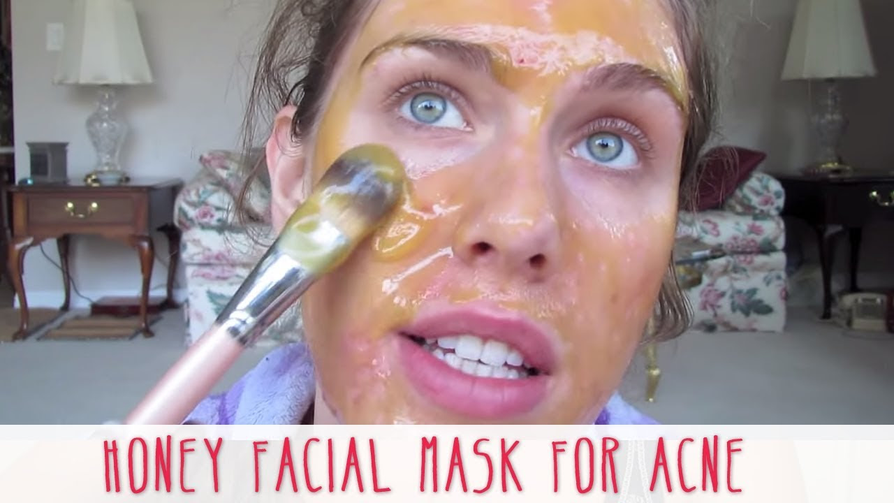 Homemade Honey Facial Mask For Acne | Cassandra Bankson - YouTube