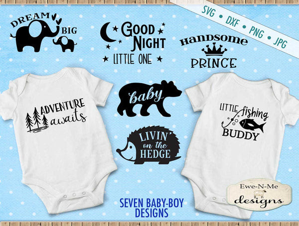 Download Baby Boy Svg Bundle Great For Onesies Ewe N Me Designs