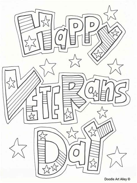 veterans day coloring pages  printable veterans day