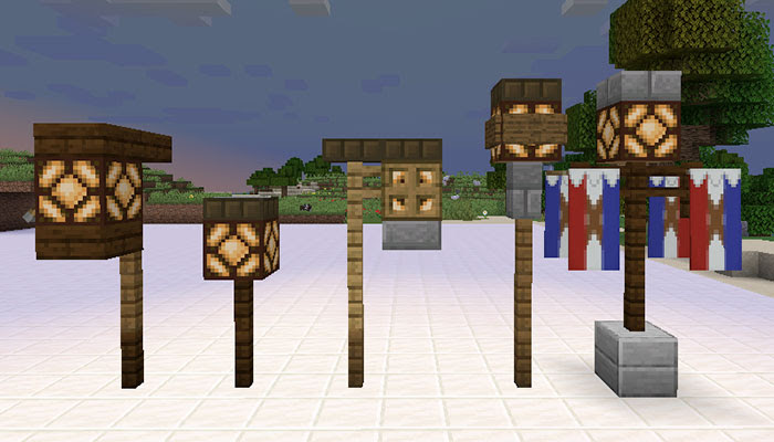 マイクラ 街灯や電灯の作り方とデザイン案54種類 マイクラモール