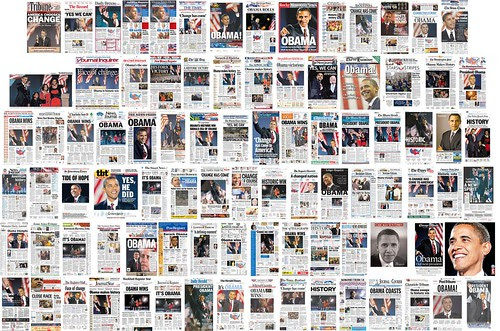 Obama Newspaper Covers