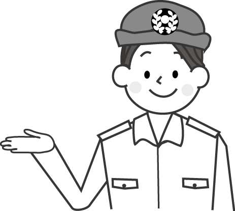 人物 職業 警察官 警官 イラスト 無料素材