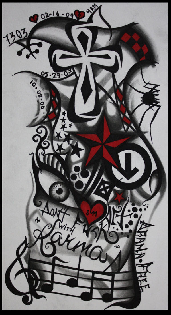 Half Sleeve Tattoo Designs Drawings