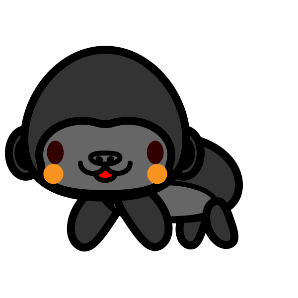 印刷可能 可愛い ゴリラ イラスト 簡単 100 ベストミキシング写真 イラストレーション