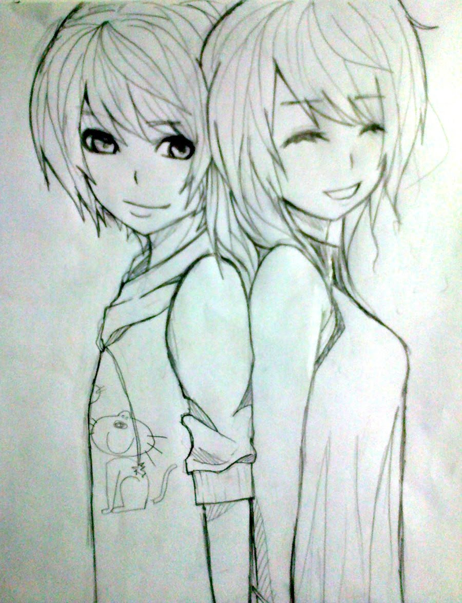 Girl And Boy Drawing At Getdrawings Free Download