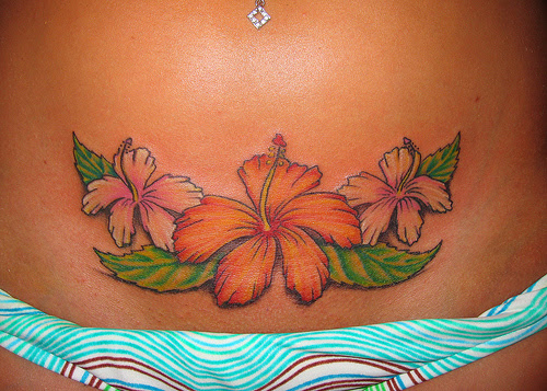 hawaiian-flower-tattoos