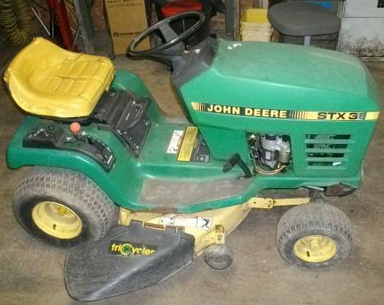 john deere stx38 kılavuzu ücretsiz pdf indir