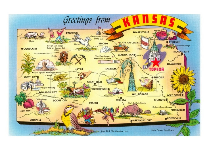Kansas Map  Fotolip.com Rich image and wallpaper