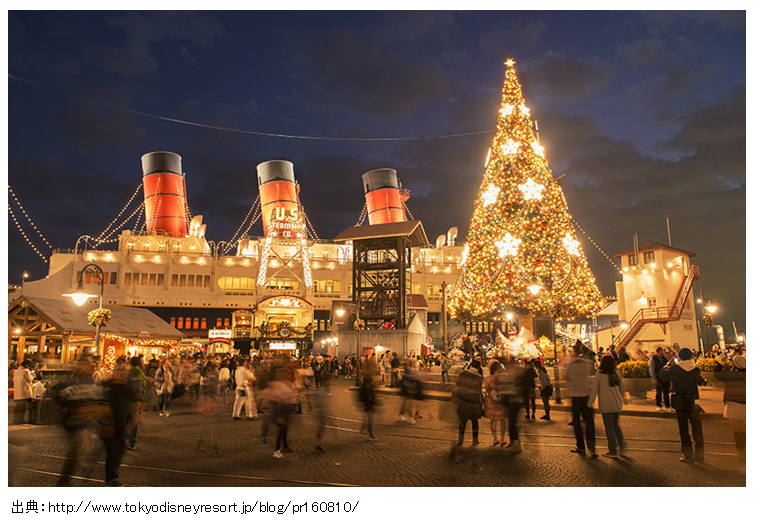 ディズニー クリスマス17年の期間とショーとグッズはいつから販売 楽しむ心