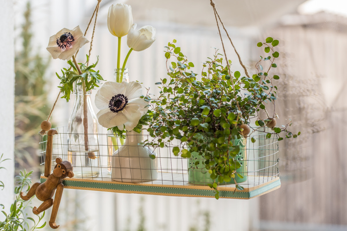 DIY - Blumenampel als Fensterdeko - Leelah Loves