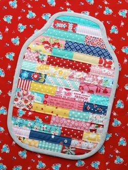  Retro Mama | Patchwork hot water bottle cozy tutorial