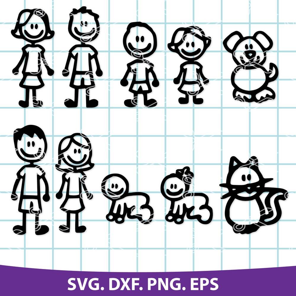 Download 156 Family Svg SVG PNG EPS DXF File for Cricut, Silhouette and Other Machine
