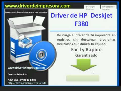 Drivers Hp Deskjet F380