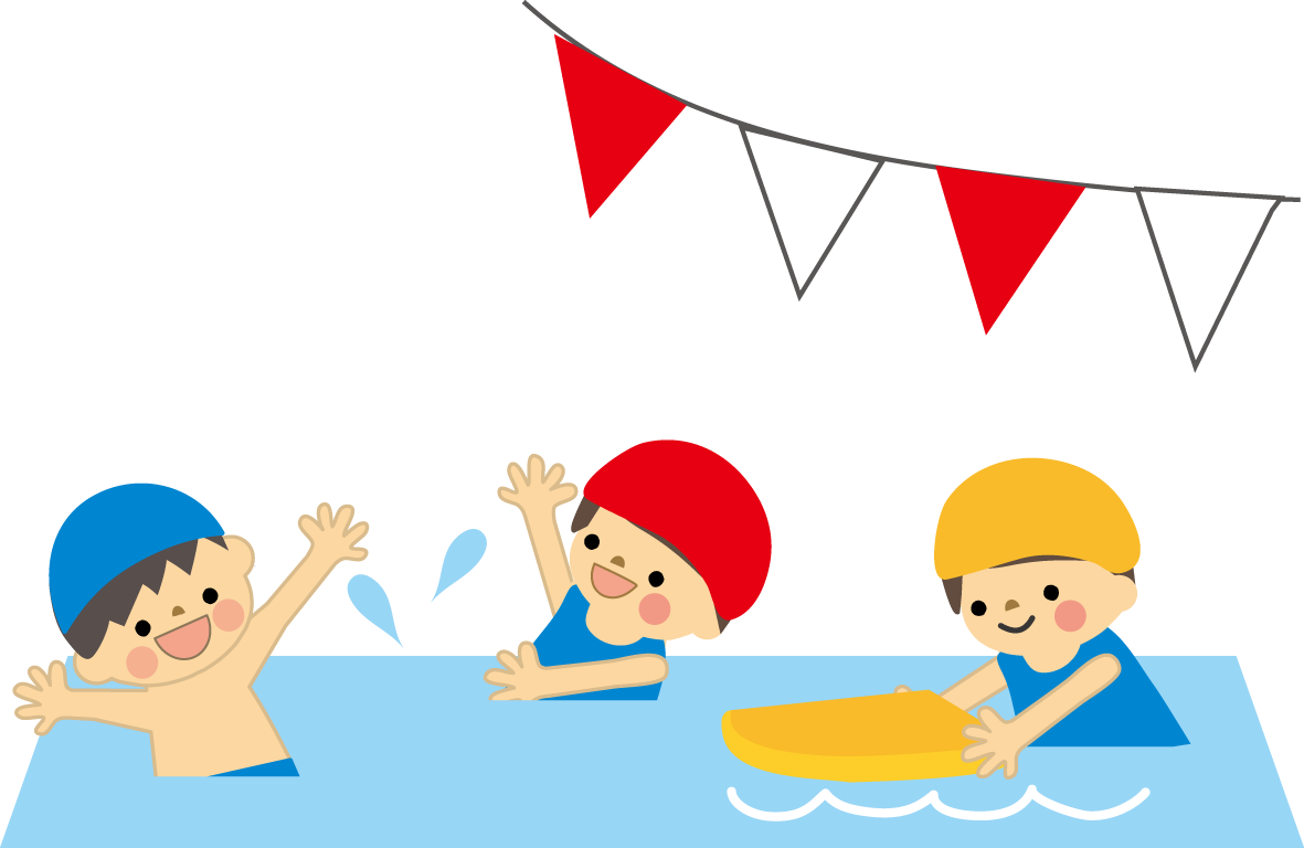 プール 水泳のイラスト 無料イラスト フリー素材