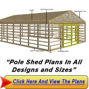 24Ã36 Pole Shed Plans â