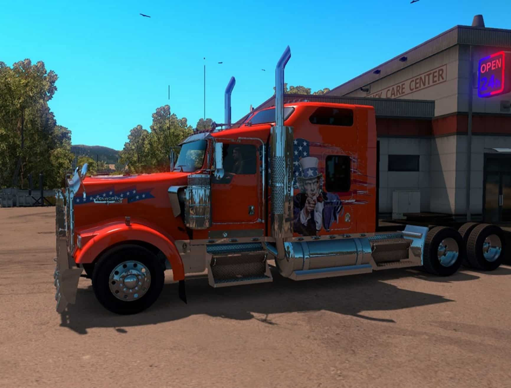 Kenworth W900 American Truck Skin Mod American Truck Kenworth W900 American Truck Skin Mod American Truck