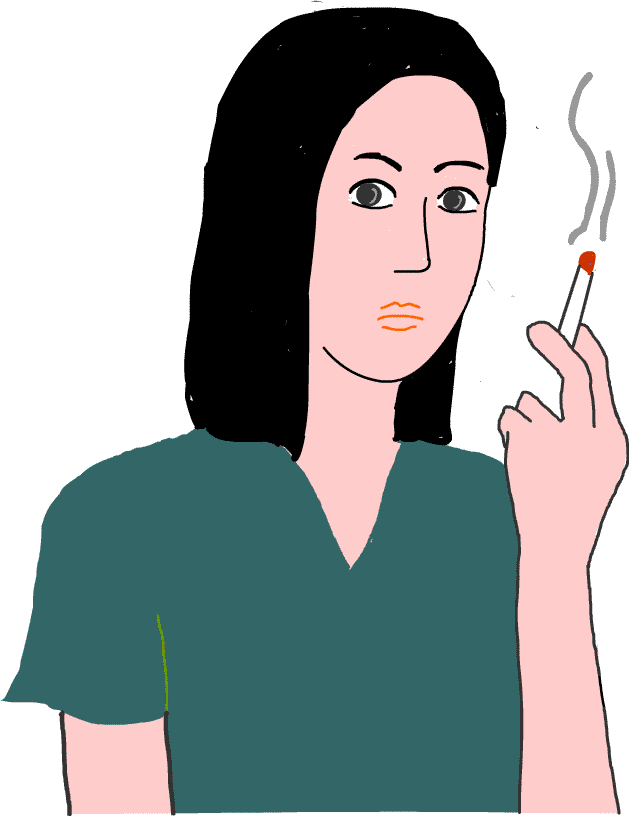 タバコ イラスト 喫煙 無料