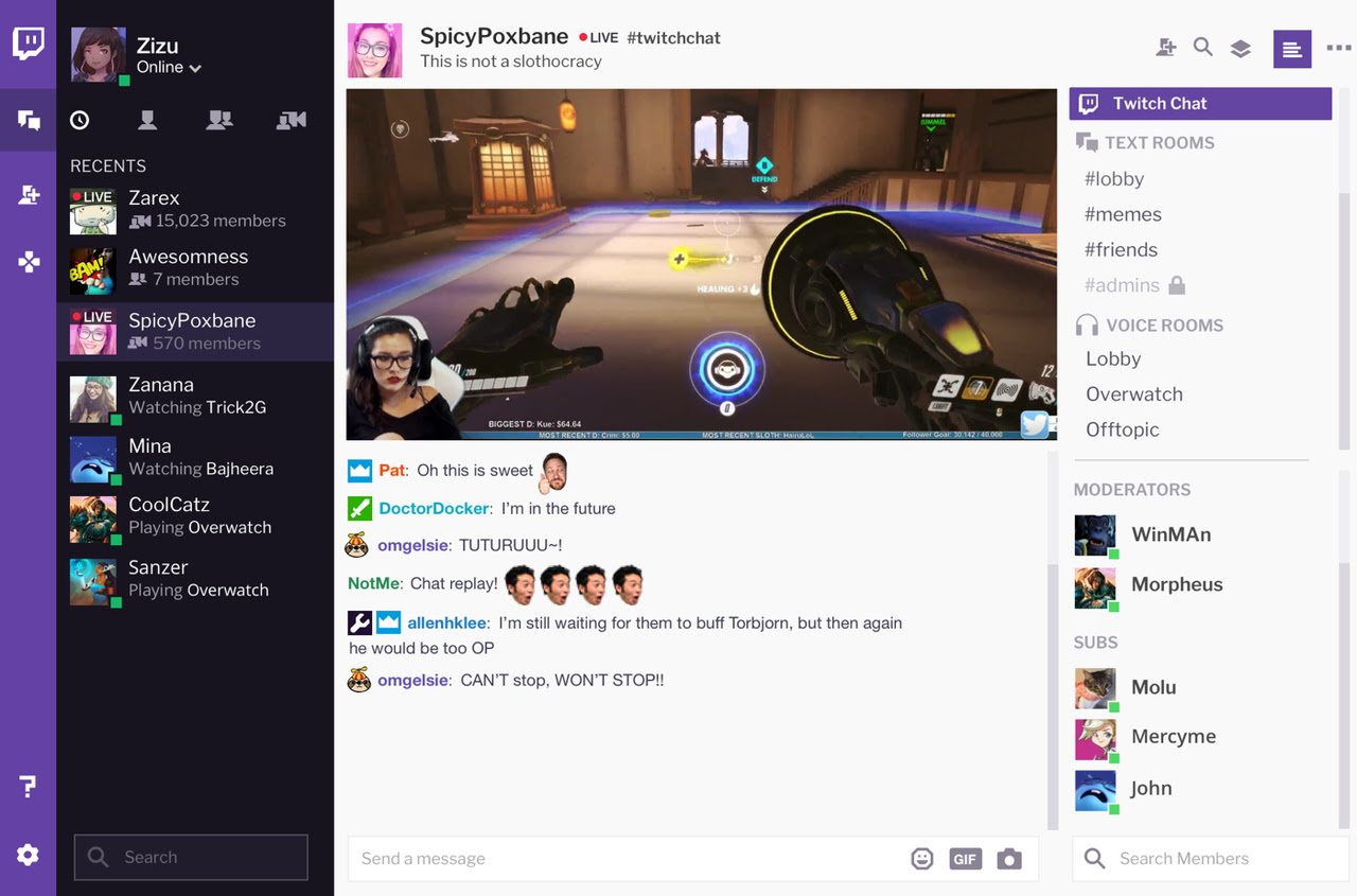 ゲーム実況の配信プラットフォーム Twitch デスクトップアプリのベータ版を公開 窓の杜