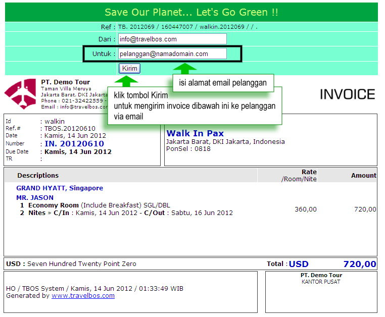 Pin Invoice Sample on Pinterest