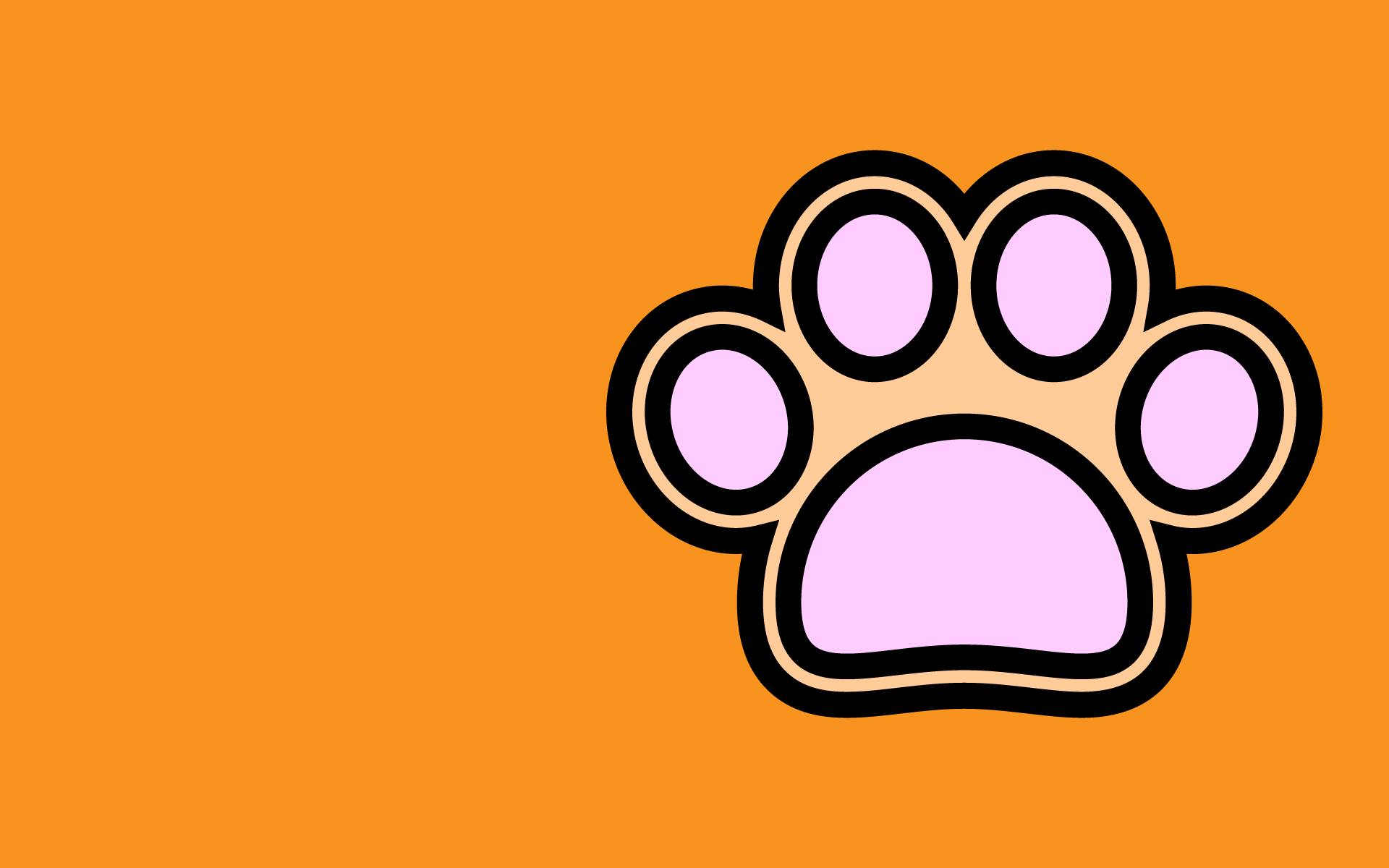 かわいい犬の肉球壁紙 Pc の無料イラスト 商用フリー オイデ43