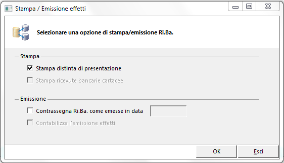 Emissione RIBA