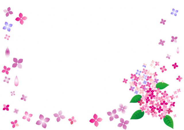 あじさいの花を使ったイラストのまとめ イラスト系まとめ 無料イラスト 素材ラボ 素材ラボ