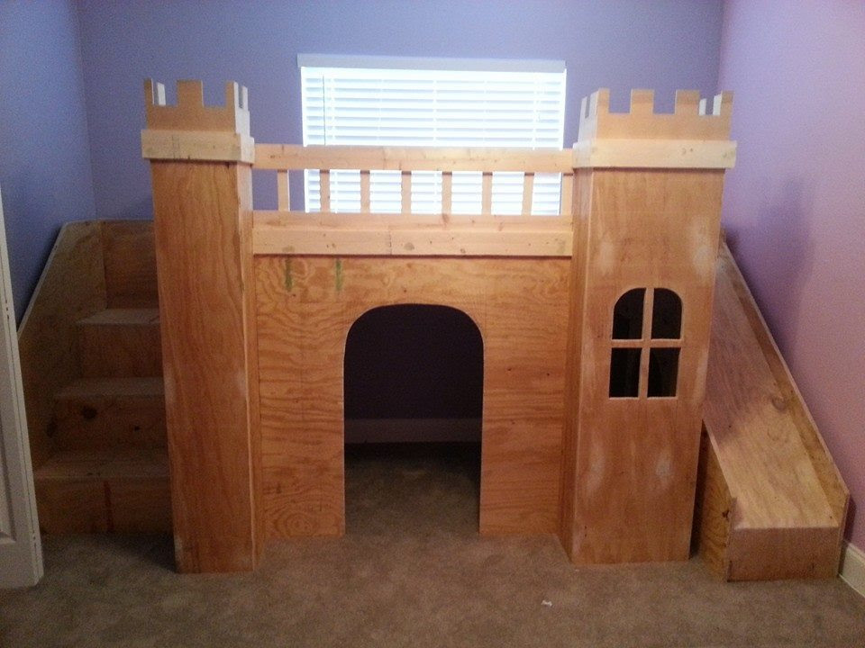 Ana White Princess Castle Loft Bed DIY Projects