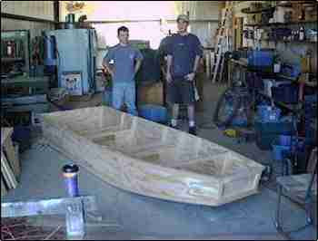 building a wooden jon boat with simple plans for small