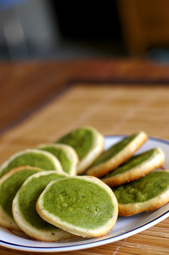 Another batch of matcha cookies