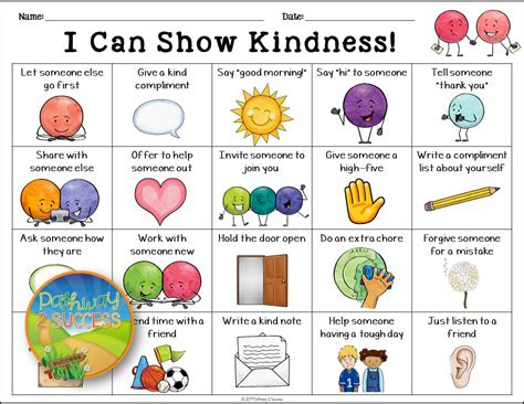  teaching kindness with a free activity the pathway 2 success