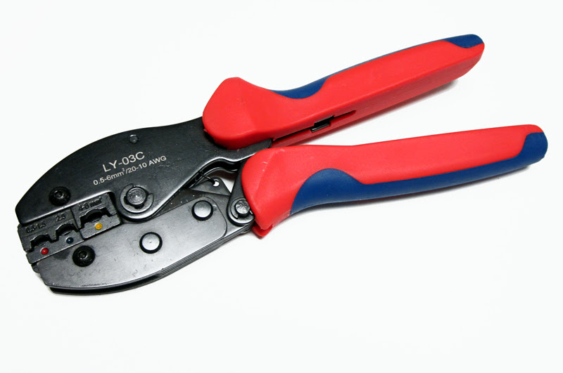 RATCHETING CRIMPER CRIMPING TOOL TERMINALS WIRE CONNECTORS 22-10 GAUGE C-TYPE | eBay