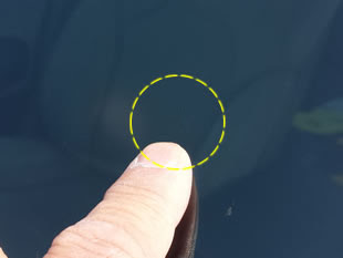 京都 大阪 滋賀県でガラスリペア 飛び石のヒビ修理 の事ならウズマサベースにお任せ